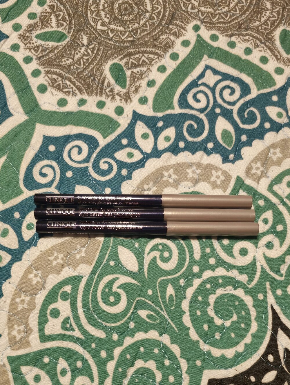 3 Clinique Quickliner Intense Eye Liner Black NWOT